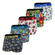 Kit 15 Cueca Box Boxer Infantil Ckyron De Microfibra