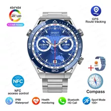 Reloj Inteligente Gps,nfc,bt Hombre Wacth Para Huawei Xiaomi