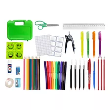 Set Útiles Escolares Primaria Secundaria Kit Combo Completo 