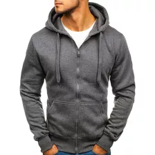 Sudadera Hoodie Deportiva Con Cierre Con Capucha Para Hombre