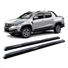  Estribo Fiat Strada2021 Cabine Dupla E Simples Preto 