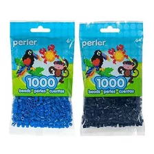 Perler Bead Bag 1000, Paquete De Azul Cobalto Y Medianoche (