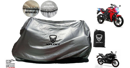 Funda 100% Impermeable Para Moto Veloci Scorpio Racing Team Foto 2