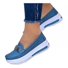 Mocasines Con Plataforma For Mujer Zapatos De Leva