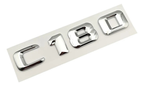 Letras Cromadas Insignia C180 4matic Para Mercedes-benz W205 Mercedes-Benz C 220