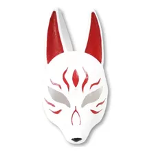 Máscara Zorro Japón Tipo Antifaz 3d Kitsune