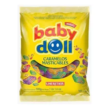 ! Caramelos Masticables Baby Doll Frutal 500g Lheritier