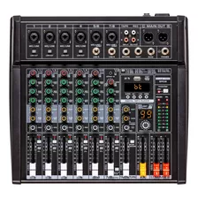 Onax Pro Sr08 Consola Mixer Audio Interface Usb 99 Fx Eq +48