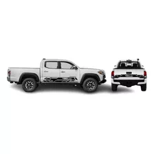 Stickers Lateral+batea Para Toyota Tacoma Trd Sport 4x4 4p