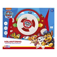 Volante Patrulha Canina Infantil Som E Luz Yes Toys