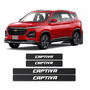 Sticker Cubre Estribos Fibra Carbon Para Chevrolet Equinox