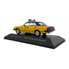 Miniatura Chevrolet Opala Polícia Rodoviária Federal Ed.08 Cor Amarelo E Azul