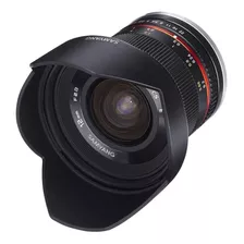 Lente Samyang F2.0 De 12 Mm Para Sony E-mount