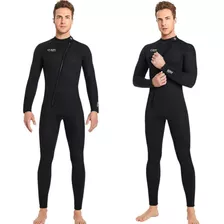 Traje De Neopreno Wetsuit Frontal Zip Dive&sail 3mm - Buceo