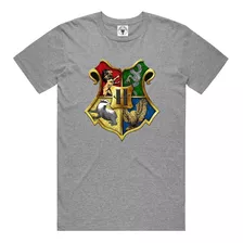 Camisa Camiseta Brasão Hogwarts Harry Potter 100% Algodão
