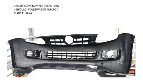 Bomper Delantero Volkswagen Amarok Isaka Foto 5