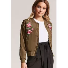 Campera Bomber Mujer Importada Bordada