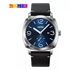 Reloj De Pulsera De Cuero De Cuarzo Casual Para Negocios De