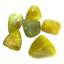 Jade Verde Cristal Pedra Rolada Natural 100g Semi Preciosa