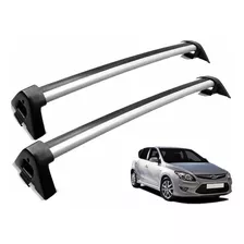 Rack De Teto Prata Hyundai I30 100% Aluminio 2011