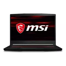 Notebook Msi Gf63 Thin 15 I5-10th 8gb 256gb Gtx1650 4gb Fhd