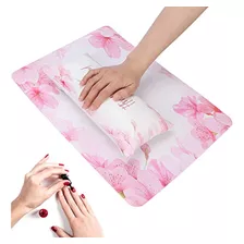 Almohada Para Uñas, Reposamanos Y Tapete, Salón De Cuero De