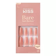 Uñas Kiss Glue-on Bare But Better Original Instantáneas