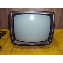 Tv Antiga Preto Branco /uso/decoraçao /funcionando,analogica