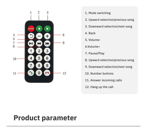 4.3 Bluetooth 5.0 Radio Estreo Para Coche Reproductor Mp5 Foto 7