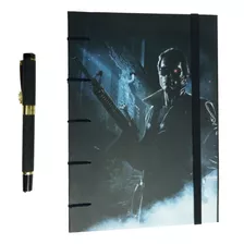 Caderno Exterminador Do Futuro Sketchbook Arnold 40 Flhs