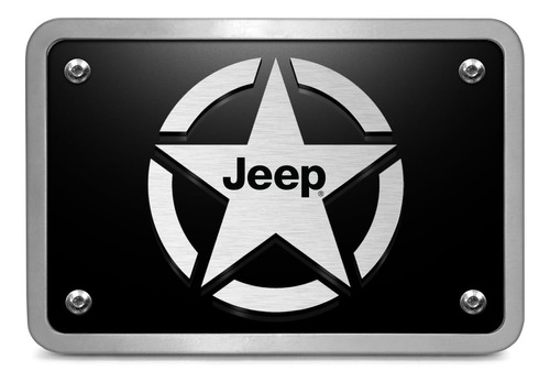 Ipick Image Para Jeep Willys Star Logo En 3d Sobre Negro Bil Foto 2