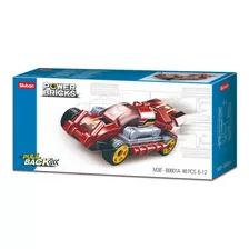 Sluban - Powerbricks Ladrillos Auto Rojo Pull Back 48 Piezas