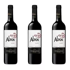 Vino Altos Del Plata Malbec 750ml Tinto Pack X3 Fullescabio