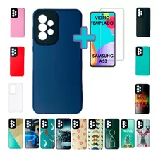 Funda Protector Para Samsung Galaxy A53 Carcasa Y Vidrio 