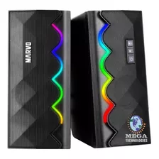 Parlantes Gamer Marvo Sg-269 Usb Luces Led Wireless Nuevos