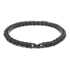 Pulseira Black Zirconias 5mm Hip-hop 