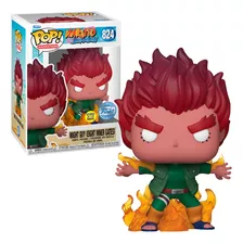 Funko Pop! Might Guy Ocho Puertas Internas 66484 De La Coleccion Naruto Shippuden Anime Figura De Accion Glow #824