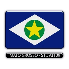 Adesivo Bandeira Rondônia Mato Grosso Amazonas 3,5x2,5cm