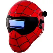 Save Phace Auto Oscurecimiento Casco De Soldadura Spiderman