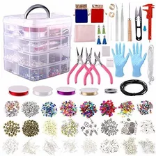 2020pcs Suministros De Joyería Kit De Aretes Y Herramientas