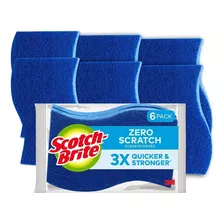 Scotch-brite Esponjas Exfoliantes Doble Uso 6 Unids