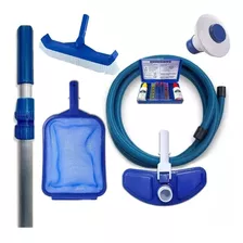 Kit Limpeza Piscina Inflável Clorador 4m Mangueira Cabo 2m