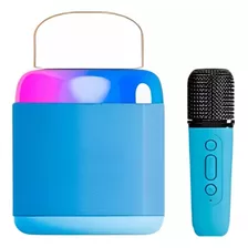 Caixinha De Som Infantil Bluetooth Karaokê Com 1 Microfone