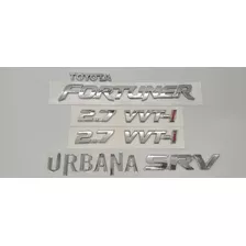 Toyota Fortuner Urbana Emblemas 