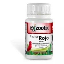 Pigmentante Canarios Aves Pajaros Factor Rojo 80 Gr Exzootix