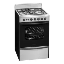 Cocina A Gas Longvie 13501xf 56cm Inox Cajón Parrilla Color Acero Inoxidable