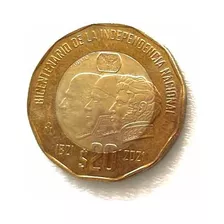 Moneda De 20 Pesos Del Bicentenario De La Independencia