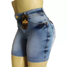 Kit 6 Bermuda Meia Coxa Shorts Jeans Feminina Lycra Atacado