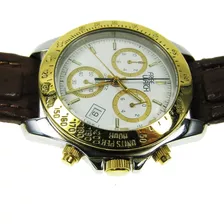 Reloj Chronograph Free Watch, Tapa Y Corona A Rosca