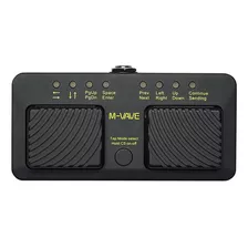 M-vave Pedal De Pé Silencioso Cube Página Bluetooth Turner